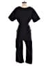ASOS 100% Cotton Solid Black Gray Jumpsuit Size 2 - photo 2