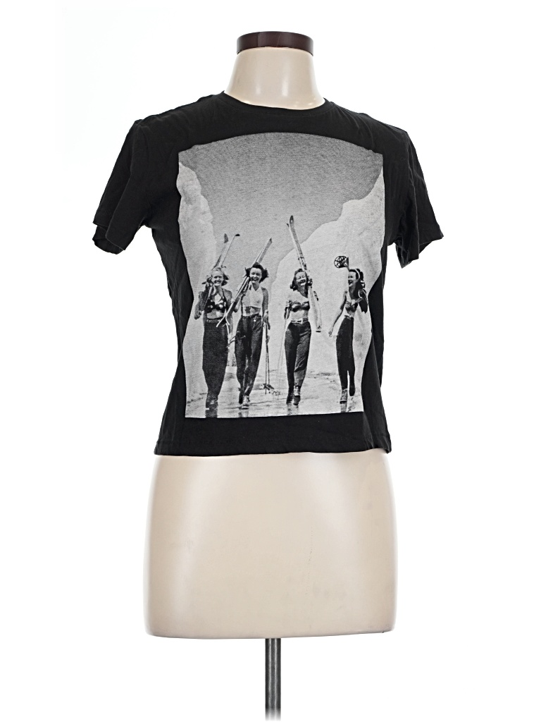Pre-owned Assorted Brands Short Sleeve T-shirt In Black