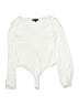 Lulus Ivory Long Sleeve Top Size XL - photo 1