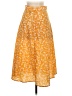 Shein Floral Yellow Casual Skirt Size 2 - photo 2