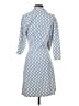 J. McLaughlin Print Blue Casual Dress Size S - photo 2