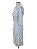 J. McLaughlin Print Blue Casual Dress Size S - photo 5