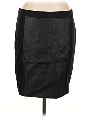 Nicole by Nicole Miller Faux Leather Skirt (view 1)