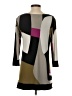 Eva Varro Graphic Brown Casual Dress Size S - photo 2