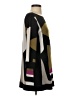 Eva Varro Graphic Brown Casual Dress Size S - photo 4