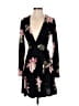 Lush Floral Black Cocktail Dress Size S - photo 1