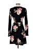 Lush Floral Black Cocktail Dress Size S - photo 2