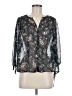 Collective Concepts 100% Polyester Black 3/4 Sleeve Blouse Size M (petite) - photo 1