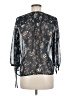 Collective Concepts 100% Polyester Black 3/4 Sleeve Blouse Size M (petite) - photo 2
