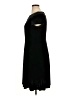 Chaps Solid Black Cocktail Dress Size XL - photo 5