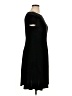 Chaps Solid Black Cocktail Dress Size XL - photo 4