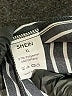 Shein Stripes Black Long Sleeve Blouse Size XL - photo 7
