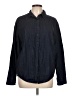 Zara Black Long Sleeve Button-Down Shirt Size L - photo 1