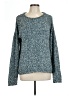 Olivia Sky 100% Polyester Tweed Teal Pullover Sweater Size L - photo 1