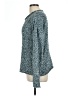 Olivia Sky 100% Polyester Tweed Teal Pullover Sweater Size L - photo 5