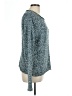 Olivia Sky 100% Polyester Tweed Teal Pullover Sweater Size L - photo 4