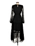 Shein 100% Polyester Black Casual Dress Size XS - photo 2