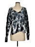 Pilcro by Anthropologie 100% Cotton Tie-dye Gray Pullover Sweater Size S - photo 1