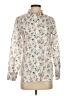 J.Crew 100% Cotton Floral Ivory Long Sleeve Blouse Size 2 - photo 1
