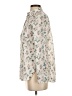 J.Crew 100% Cotton Floral Ivory Long Sleeve Blouse Size 2 - photo 5