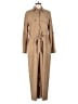 Max Studio Solid Tan Jumpsuit Size L - photo 1