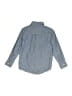 Carter's 100% Cotton Chevron-herringbone Blue Long Sleeve Button-Down Shirt Size 4T - photo 2