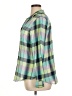 Old Navy Plaid Green Long Sleeve Button-Down Shirt Size XL - photo 5