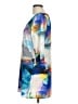 Michael Tyler Graphic Blue Casual Dress Size L - photo 5
