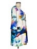 Michael Tyler Graphic Blue Casual Dress Size L - photo 4