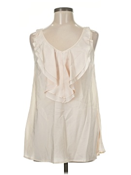 Garnet Hill Sleeveless Silk Top