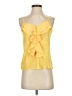 Imaginary Voyage Yellow Sleeveless Blouse Size S - photo 1