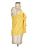 Imaginary Voyage Yellow Sleeveless Blouse Size S - photo 4