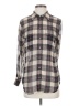Equipment 100% Silk Plaid Gray Long Sleeve Silk Top Size XS - photo 1