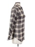 Equipment 100% Silk Plaid Gray Long Sleeve Silk Top Size XS - photo 4