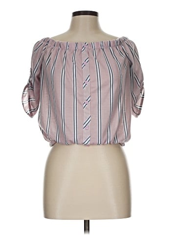 J for Justify Short Sleeve Blouse (view 1)