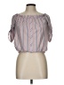 J for Justify Pink Short Sleeve Blouse Size L - photo 1