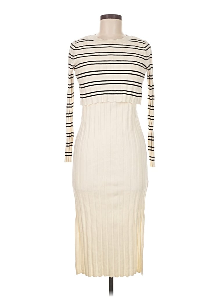 Pre-owned Asos Design Casual Dress In White