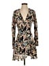 IRO 100% Viscose Print Black Cocktail Dress Size EU (FR) 34 / US 2 - photo 1