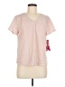 PREMISE 100% Polyester Pink Short Sleeve Blouse Size 6 (petite) - photo 1