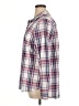 Gap Outlet 100% Cotton Plaid Pink Ivory Long Sleeve Button-Down Shirt Size XL - photo 5
