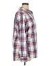 Gap Outlet 100% Cotton Plaid Pink Ivory Long Sleeve Button-Down Shirt Size XL - photo 4