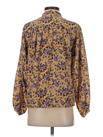 No.6 Store Long Sleeve Silk Top (view 2)