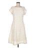 Sharagano Chevron-herringbone Ivory Casual Dress Size 8 - photo 1