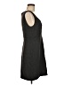 Charlotte Ronson Solid Gray Casual Dress Size M - photo 4