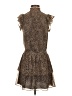 1.State 100% Polyester Animal Print Brown Cocktail Dress Size XXS - photo 1