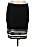 Max Studio Stripes Black Casual Skirt Size L - photo 1