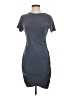 Express Solid Gray Casual Dress Size S - photo 1
