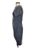 Express Solid Gray Casual Dress Size S - photo 5