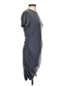 Express Solid Gray Casual Dress Size S - photo 4