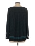 Ann Taylor LOFT 100% Polyester Teal Long Sleeve Blouse Size S - photo 2